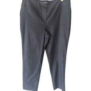 Charter Club Pants Womens 16 Gray Classic Fit Comfort Casual Stretch pull on